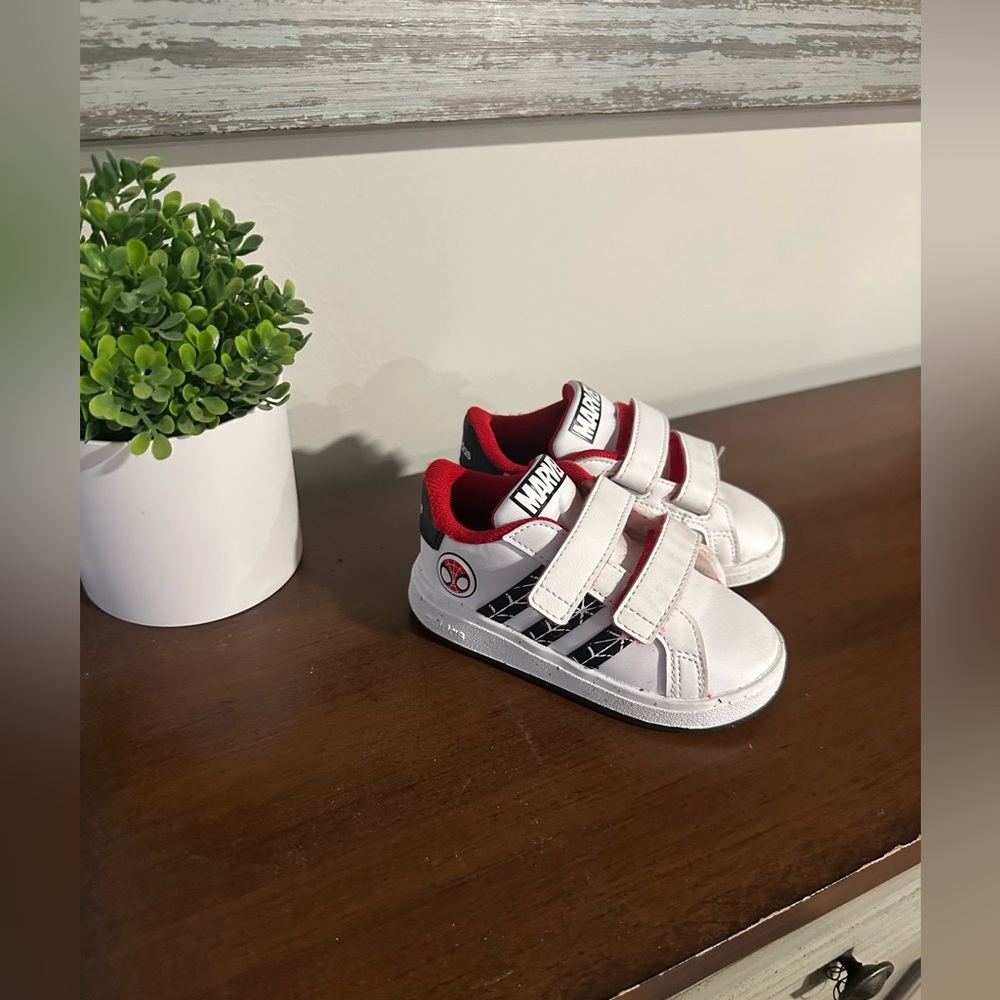 Adidas toddler Spider-Man sneakers